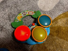 Multifunkční piáno Fisher-Price + bubínky Bright Stars - 4