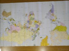 Veliký plagát plakát Mapa světa a oblohy - 4