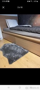 Ikea Malm jednolůžková postel v top stavu - 4