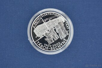 200 Kč 2003 100. výročí první eletrifikované trati -PROOF - 4