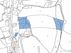 Prodej podílu 1/2 stavebních pozemků 5175 m2 v obci Rejchart - 4