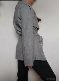 Nový krásný šedý kabátek - velikost univerzální - 4