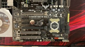 ASUS SABERTOOTH 55i + i7-870 (4C/8T) 3,6GHz - 4