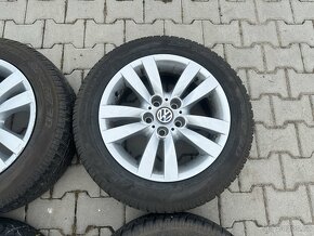 4x al kola 5x120 17 + pneu zimní 215/60 R17C - 4