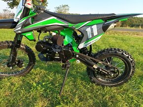 Pitbike Shark 125cc 17/14 E-start zelená - 4