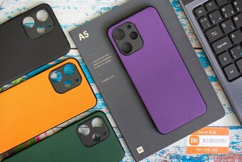 Pouzdro s koženkovými zády pro Xiaomi, Redmi a Poco - 4