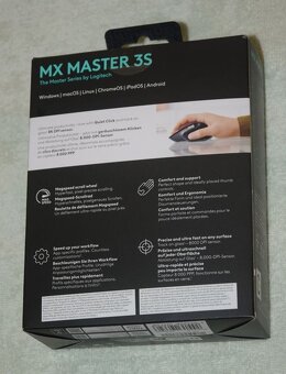 Bezdrátová myš Logitech MX Master 3S, tichá,zár.do 8/2026 - 4