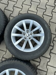 Kompletní alu Škoda 5x100r16+205/60r16 letní - 4