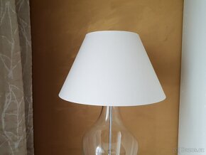 Designová skleněná lampa výška 68 cm - 4