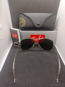 Sluneční brýle Ray Ban G-15 green, pouzdro, krabička,zánovní - 4