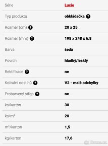 Obklad RAKO WATGY352, WAAGX104 - 4