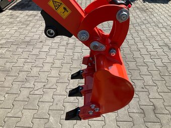 Bagr, minibagr CR13OH, 1300 kg, mimoosý, motor Yanmar - 4