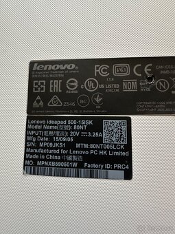 Lenovo IdeaPad 500-15ISK White Intel Core i7 - 4