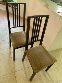 Dřevěný rozkládací stůl IKEA 140/180/220 cm + 6 židlí - 4