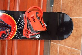 snowboard Nitro 137 cm , salomon topanky Boa - 4