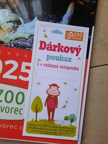 Prodám 2x rodinná vstupenka, 2x kalendář 2025 ZOO Dvorec - 4