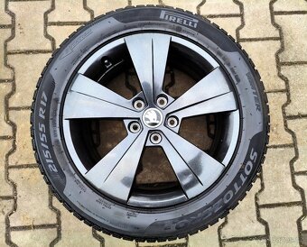 Alu kola originál Škoda Superb III 5x112 R17 Triton - 4