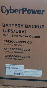 CyberPower PFC SineWave LCD GP UPS 1350VA/810W - 4