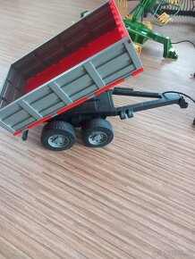 RC traktor na ovládání +valník+kropící cisterna+obraceč sena - 4