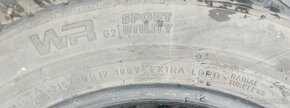 4x 215/60 R17 100V 4X zimní pneumatiky Nokian WR G2 hloubka - 4