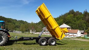 Traktorový návěs,Vlek za Traktor,Vlečka,Přívěs,Dumper 16t - 4