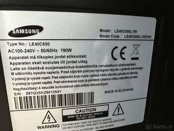 LCD TV 102cm Samsung LE40C650l1w - 4