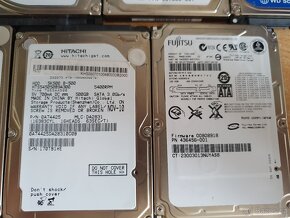 SATA HDD do NTB bez vadných sektorů. Všechny za 550kč. - 4