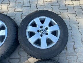 4x al kola 5x120 orig. + pneu zimní 215/65 R16C - 4