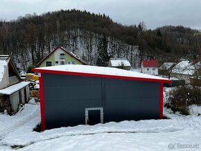 OCELOVÁ KONSTRUKCE HALY - MONTOVANÁ HALA 8x18x5m - 4