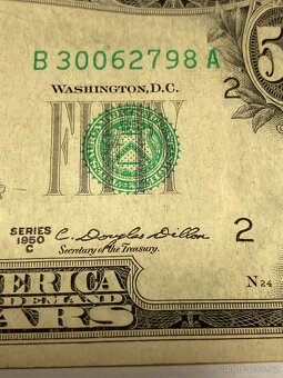 USA - Bankovka 50 Dollars 1950 - Serie B - 4