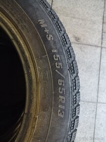 Prodám zimní pneu 155/65 R13 Sava Eskimo S3 - 4