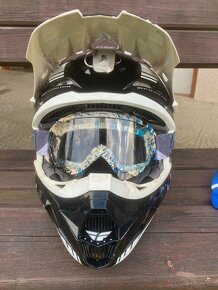 Motokrosový set - helma FLY Racing+ brýle + nové rukavice - 4