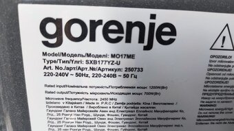 GORENJE MO17ME - 4