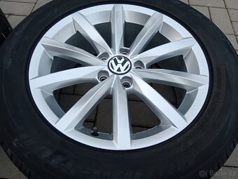 alu kola 5x112 r17 VW Tiguan a letní pneu 235/55/17 - 4