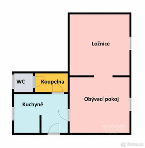 Pronájem domu 2+1/zahrada/půda/sklep, 72 m2, ul. Alšova, Jir - 4