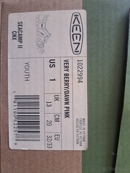 NOVÉ sandály, sandálky Keen Seacamp, vel. 32/33 - 4
