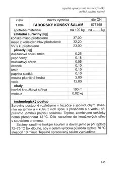 ČESKOSLOVENSKÉ MASNÉ VÝROBKY 3. rozšířené vydání - 4