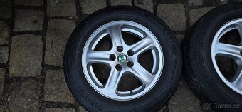 Disky Originál Škoda 15" - 195/65/15 - můžu poslat - 4