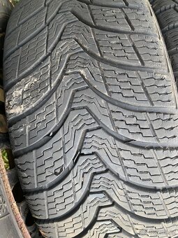 Plechové disky 16”5x108 Ford poklice a zimní pneu 205/55/R16 - 4