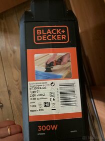 Nová oscilační bruska s příslušenstvím Black&Decker MT300KA. - 4