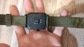 Hodinky xiaomi amazfit bip + zelený řemínek - 4