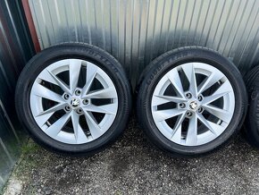 Originální letní sada Škoda 205/55R17, GoodYear 5,5mm - 4