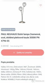 2 ks lampička Paul Neuhaus - 4