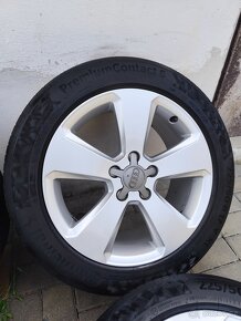 ALU 5x112 r17 AUDI + PNEU - PĚKNÁ SADA - 4