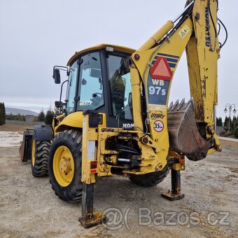 Traktorbager KOMATSU WB 97S( JOYSTICK 2007 - 4