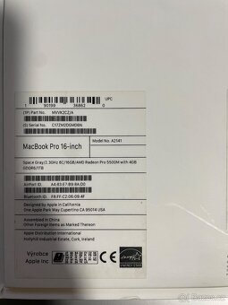 MacBook Pro 2019, 16”, 1TB, i9 - 4