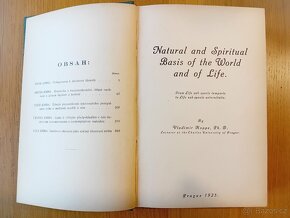 V. HOPE – PŘIROZENÉ A DUCHOVNÍ ZÁKLADY SVĚTA  A ŽIVOTA -1925 - 4