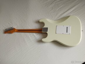 Kytara Jay Turser Stratocaster barva slonová kost - 4