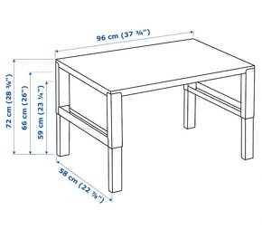 Dětský rostoucí stůl Ikea Pahl - 4