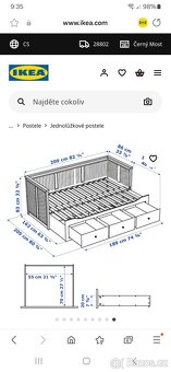 Výsuvná postel Ikea - 4